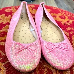 Pink ruby slippers 3 flower girl recital church Christmas Halloween dress up